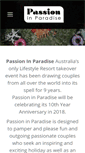 Mobile Screenshot of passioninparadise.com.au